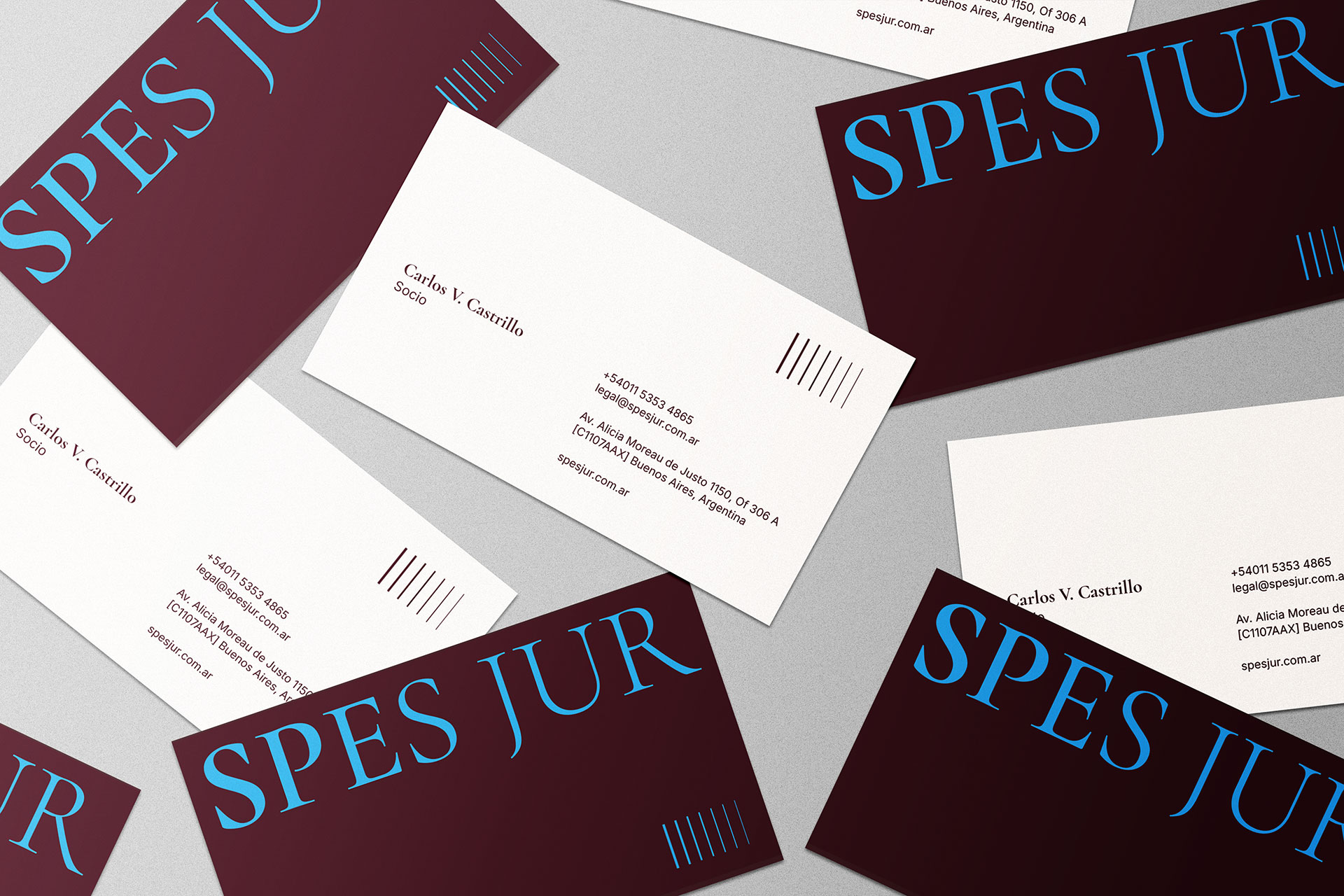 Tarjetas personales Spes Jur