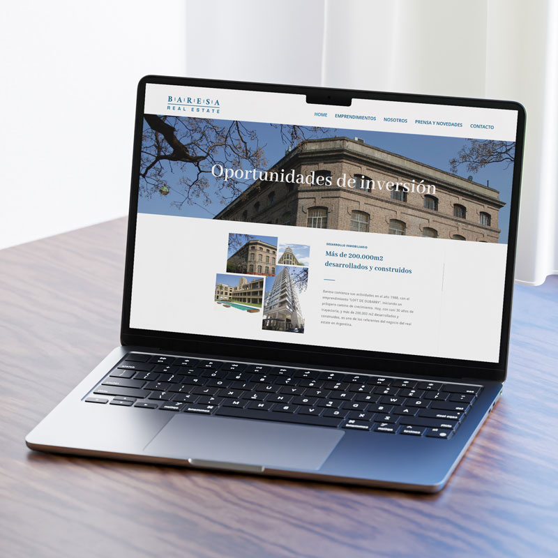 Baresa Real State / Website